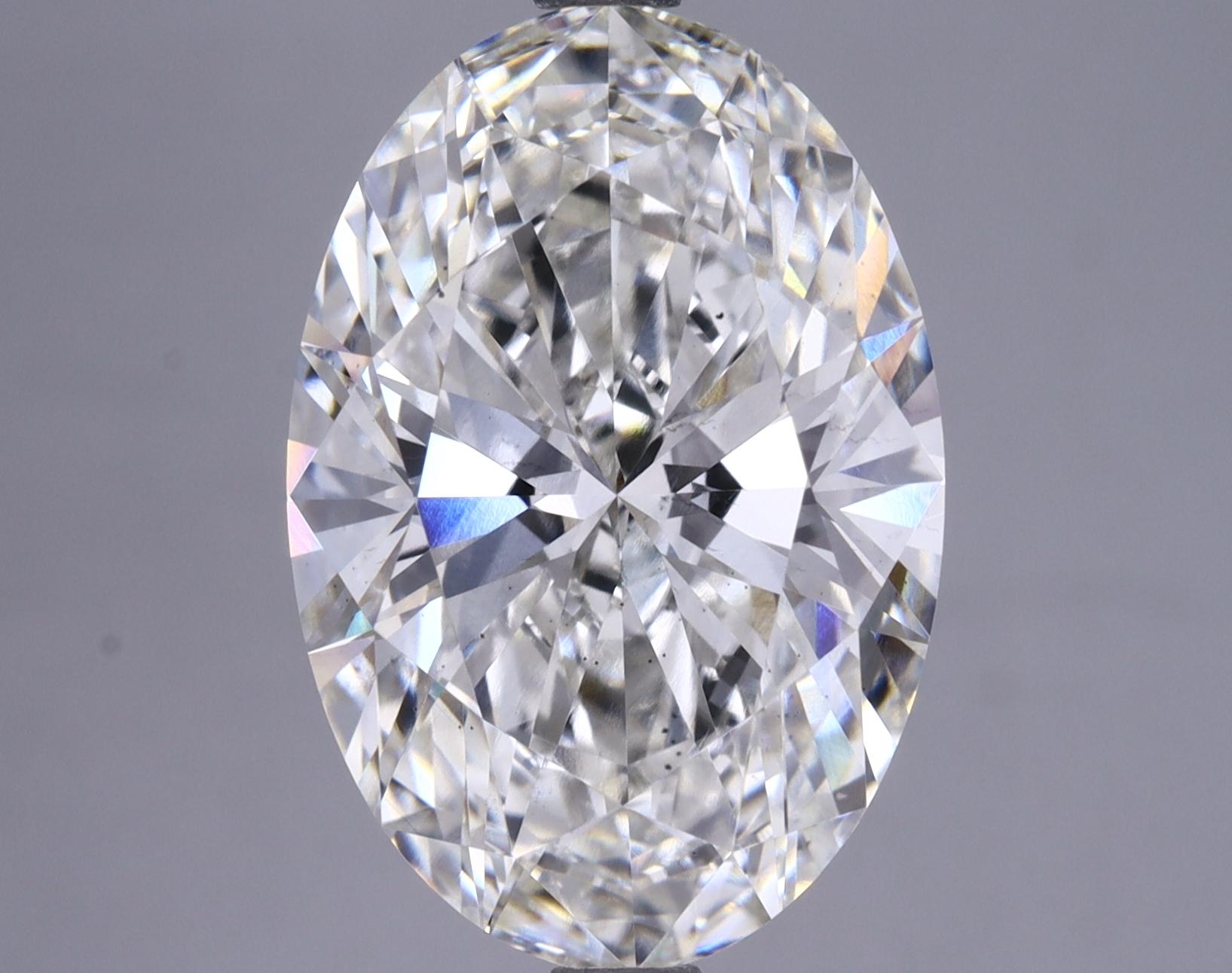 4.74 Carat Oval Shaped Ideal Cut VS2 IGI Certified Lab Grown Diamond