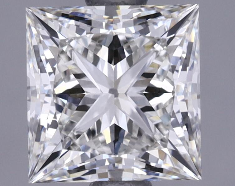 1.38 Carat Princess Shaped Ideal Cut VVS2 IGI Certified Lab Grown Diamond