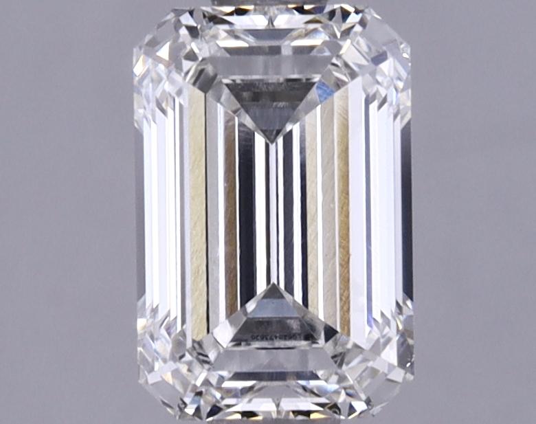 1.22 Carat Emerald Shaped Excellent Cut VVS2 IGI Certified Lab Grown Diamond