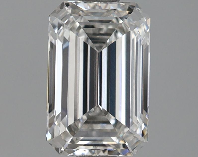 1.37 Carat Emerald Shaped Excellent Cut VVS2 IGI Certified Lab Grown Diamond