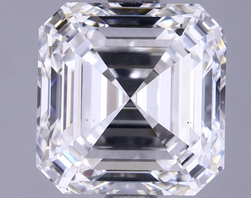 2.91 Carat Asscher Shaped Ideal Cut VS2 IGI Certified Lab Grown Diamond