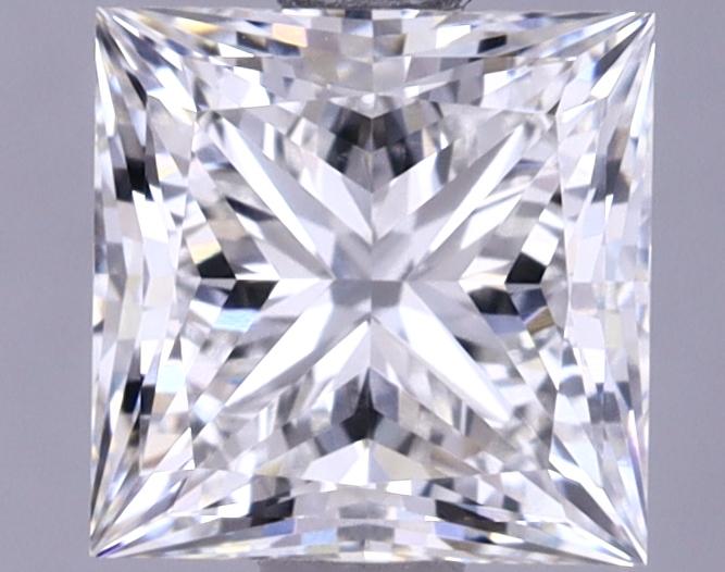 1.7 Carat Princess Shaped Ideal Cut VVS2 IGI Certified Lab Grown Diamond