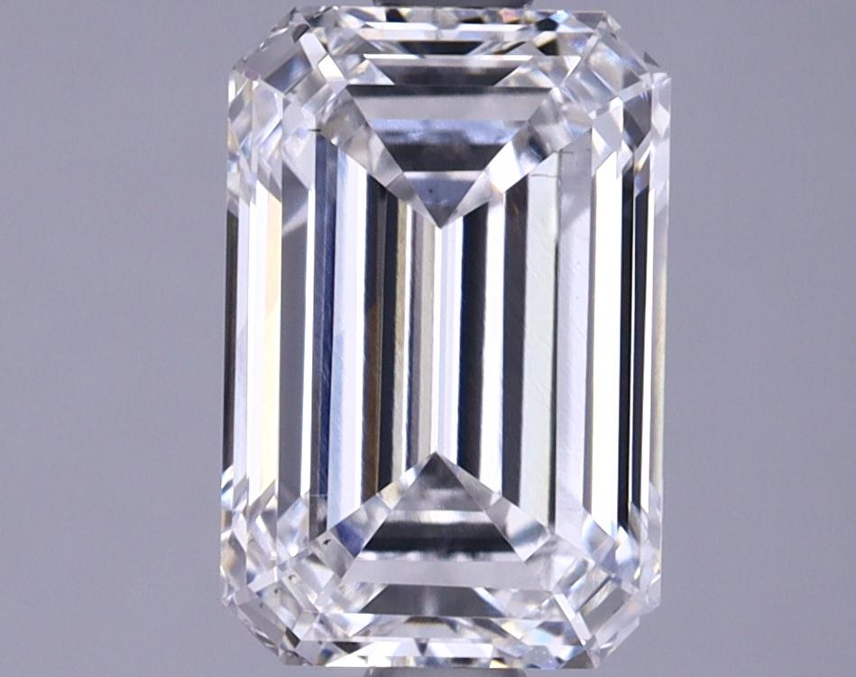 1.92 Carat Emerald Shaped Excellent Cut VS2 IGI Certified Lab Grown Diamond