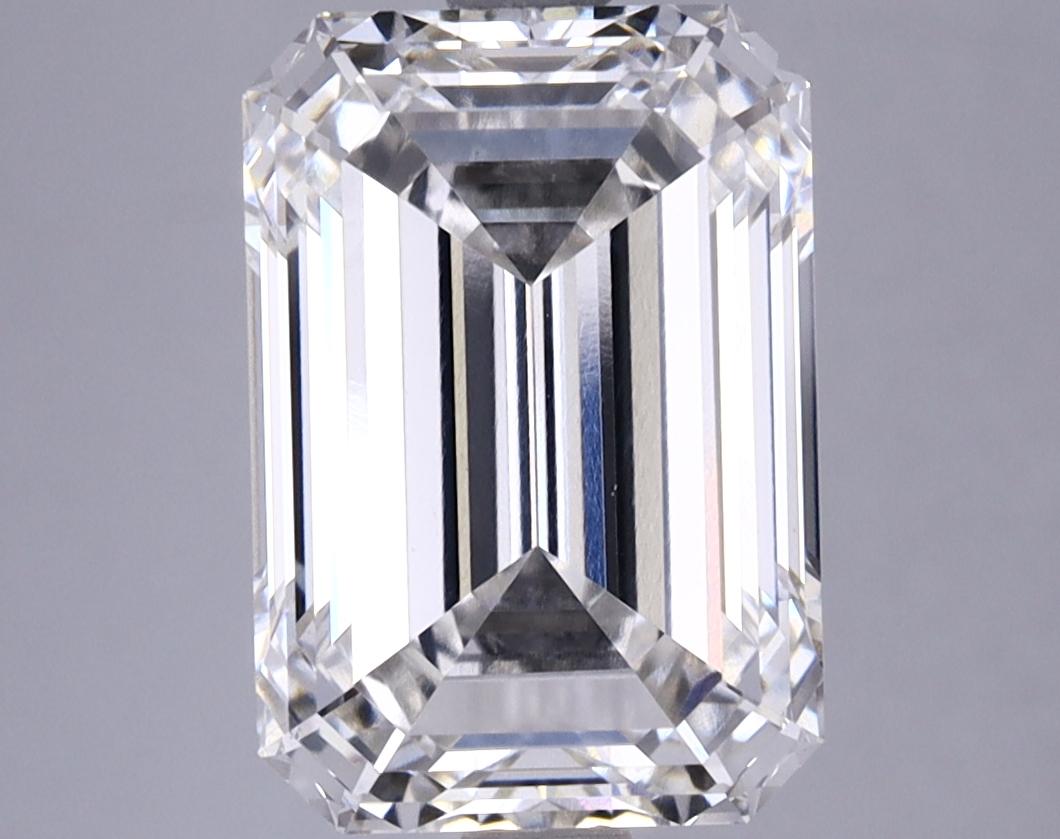 4.54 Carat Emerald Shaped Ideal Cut VVS2 IGI Certified Lab Grown Diamond