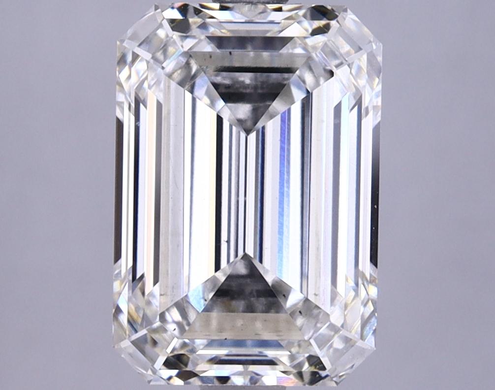 3.85 Carat Emerald Shaped Ideal Cut VS2 IGI Certified Lab Grown Diamond