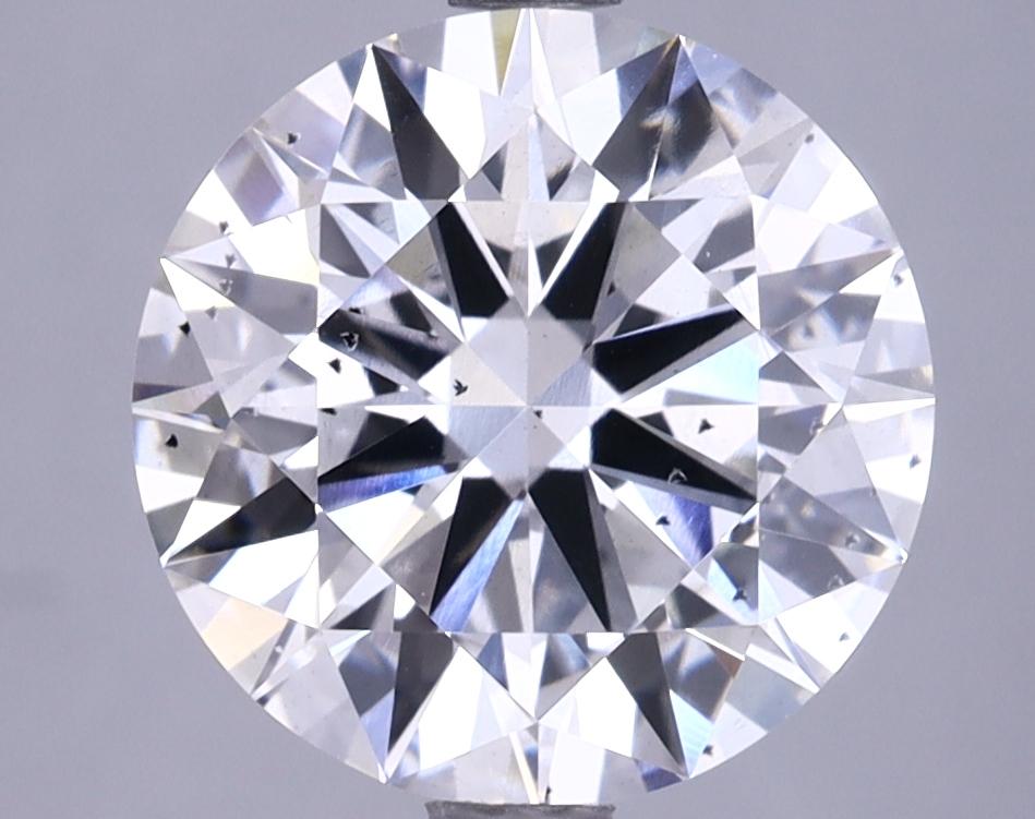 3.69 Carat Round Shaped Ideal Cut SI1 IGI Certified Lab Grown Diamond