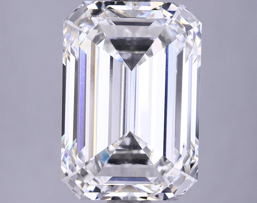 3.69 Carat Emerald Shaped Ideal Cut VS2 IGI Certified Lab Grown Diamond