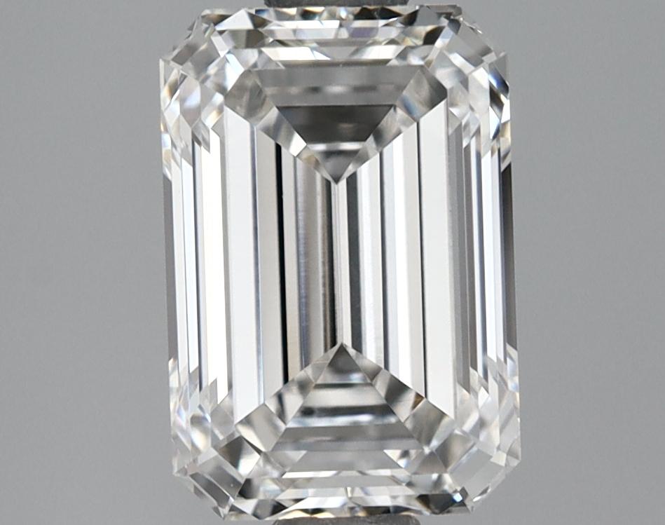 1.33 Carat Emerald Shaped Ideal Cut VVS2 IGI Certified Lab Grown Diamond
