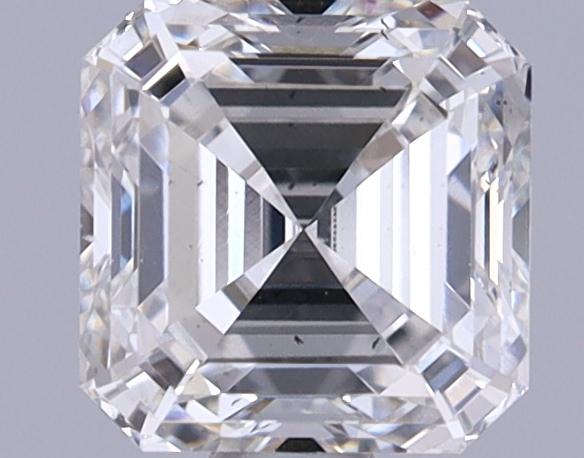 1.13 Carat Asscher Shaped Ideal Cut VS2 IGI Certified Lab Grown Diamond