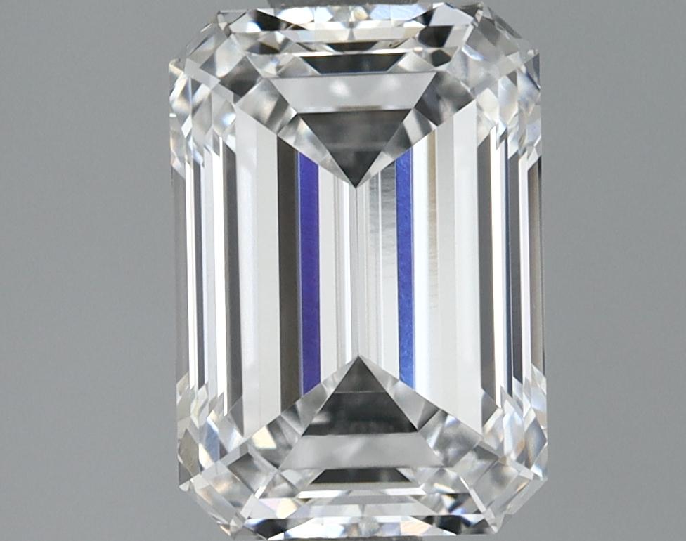 1.68 Carat Emerald Shaped Ideal Cut VVS2 IGI Certified Lab Grown Diamond