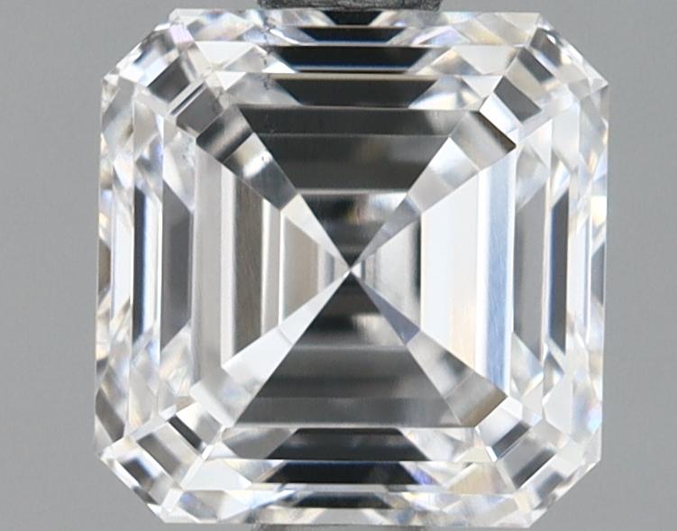 1.25 Carat Asscher Shaped Ideal Cut VS1 IGI Certified Lab Grown Diamond