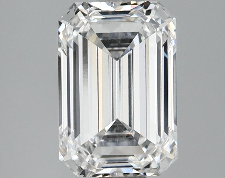 1.69 Carat Emerald Shaped Ideal Cut VVS2 IGI Certified Lab Grown Diamond