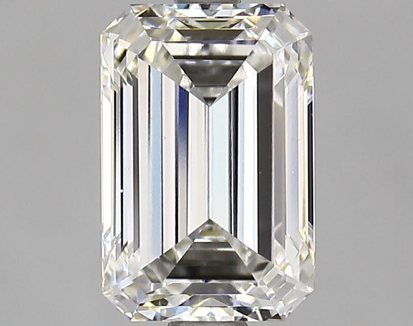 1.86 Carat Emerald Shaped Excellent Cut VVS2 IGI Certified Lab Grown Diamond