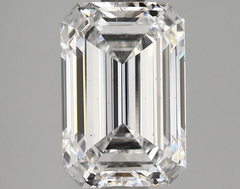 2.01 Carat Emerald Shaped Ideal Cut SI1 GIA Certified Lab Grown Diamond