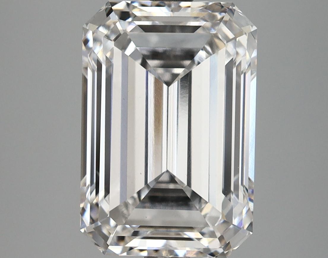 4.9 Carat Emerald Shaped Ideal Cut VS2 GIA Certified Lab Grown Diamond