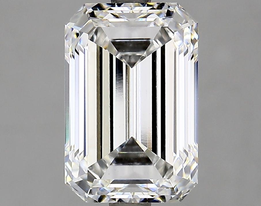 3.07 Carat Emerald Shaped Excellent Cut SI1 GIA Certified Lab Grown Diamond