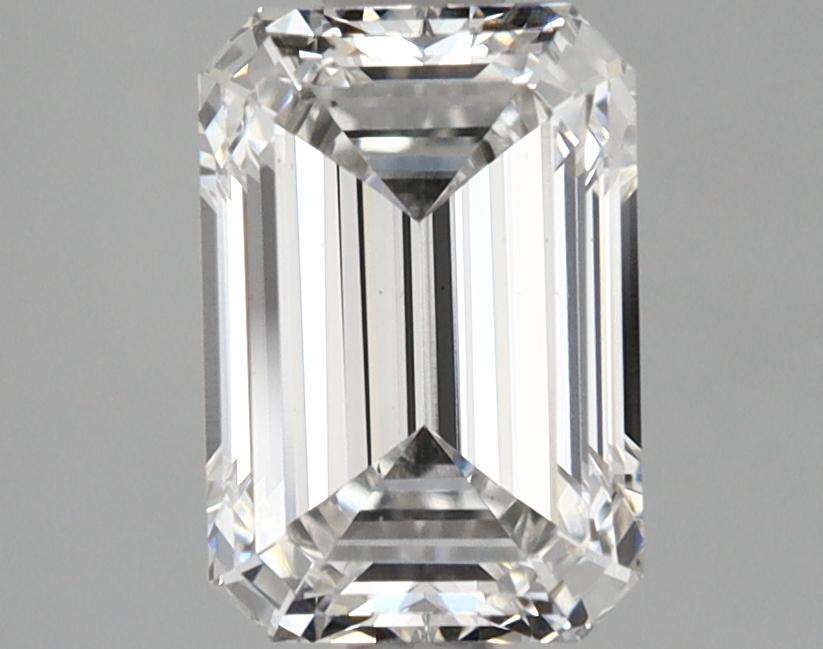 2.06 Carat Emerald Shaped Ideal Cut SI1 GIA Certified Lab Grown Diamond