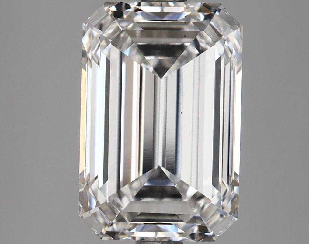 3.67 Carat Emerald Shaped Very Good Cut VS2 GIA Certified Lab Grown Diamond