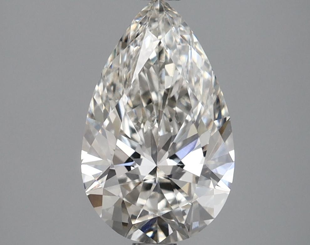 1.69 Carat Pear Shaped Ideal Cut VVS1 IGI Certified Lab Grown Diamond