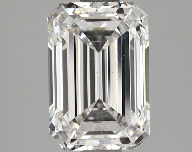 1.68 Carat Emerald Shaped Very Good Cut VS1 GIA Certified Lab Grown Diamond
