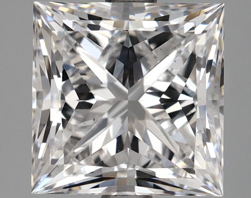 3.01 Carat Princess Shaped Very Good Cut VS2 GIA Certified Lab Grown Diamond