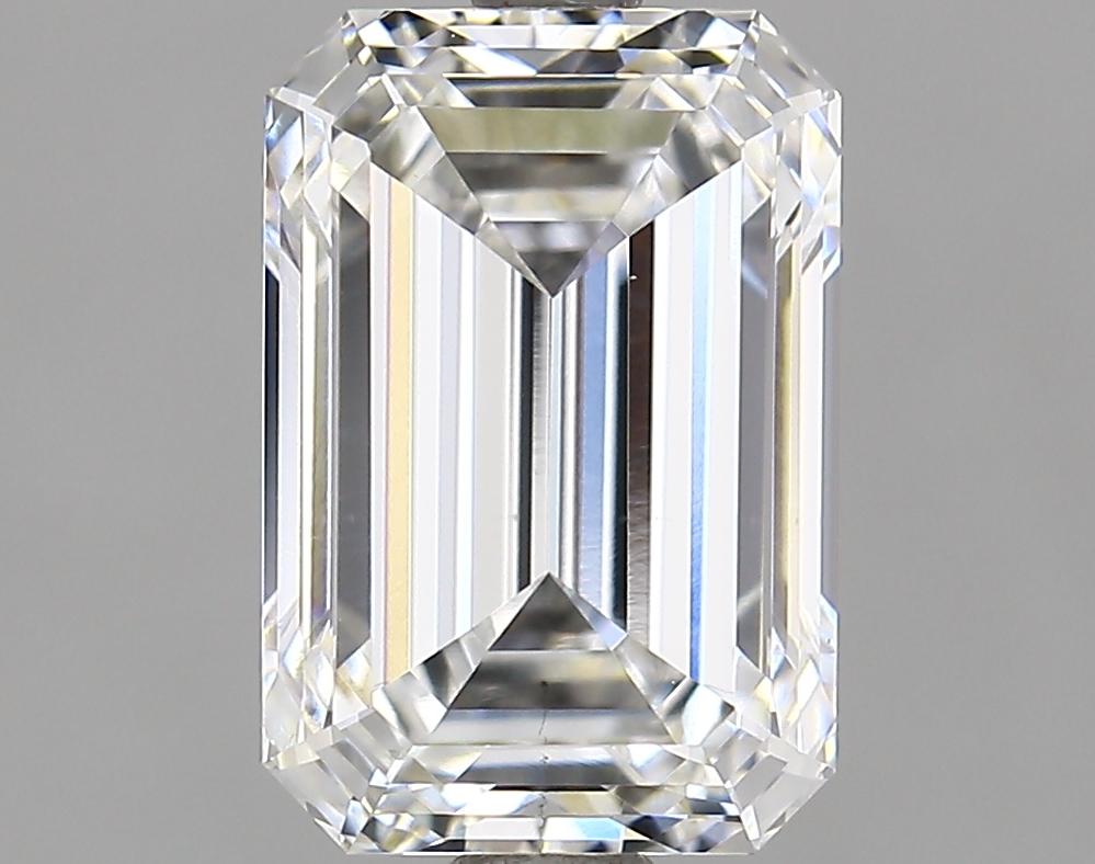 2.13 Carat Emerald Shaped Ideal Cut SI1 GIA Certified Lab Grown Diamond