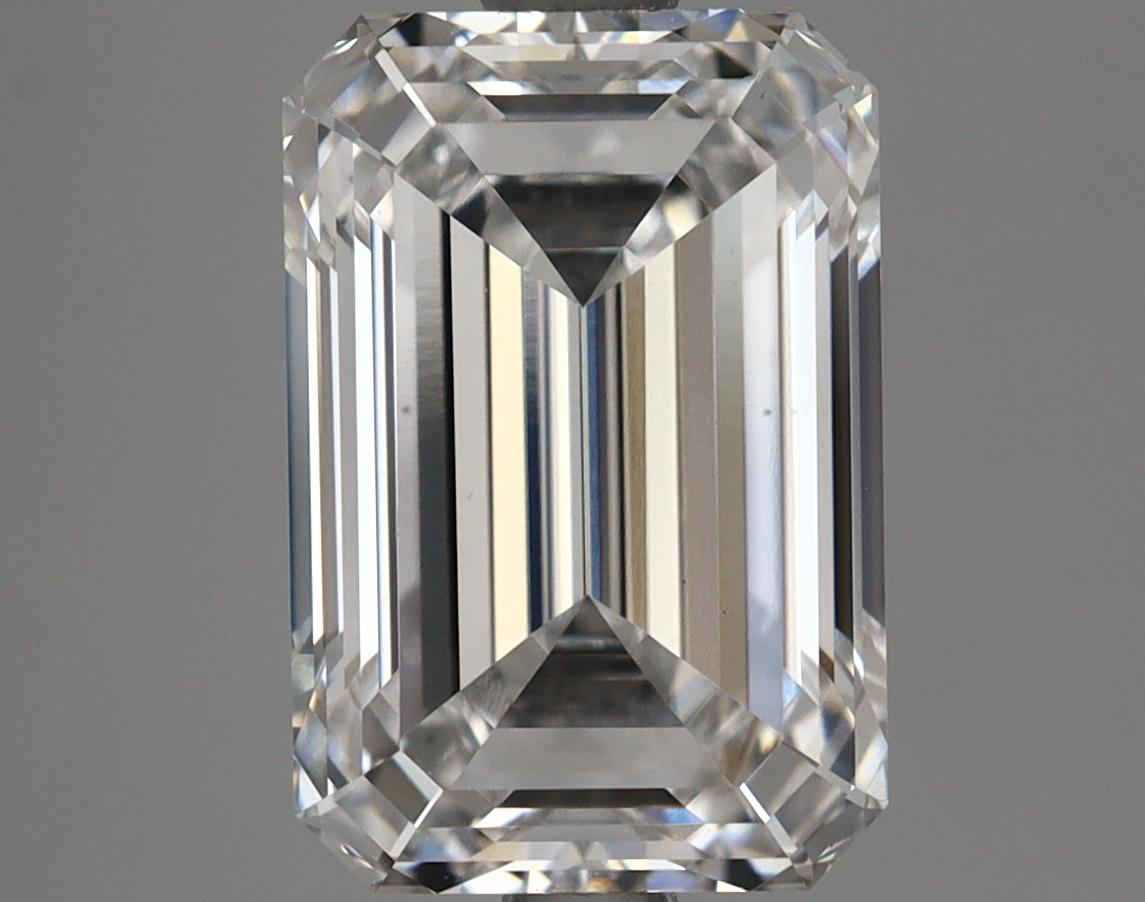 3.14 Carat Emerald Shaped Ideal Cut VS2 GIA Certified Lab Grown Diamond