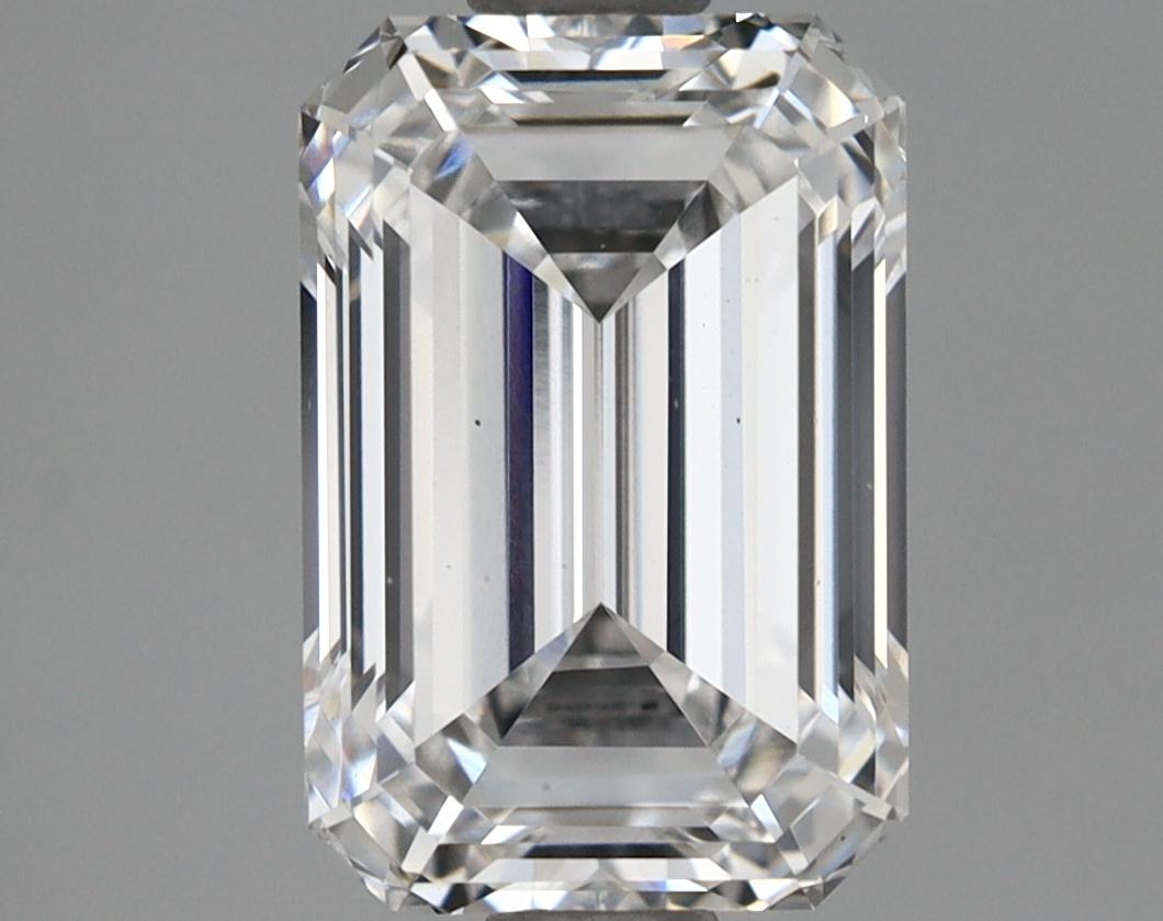 1.67 Carat Emerald Shaped Ideal Cut VVS2 IGI Certified Lab Grown Diamond
