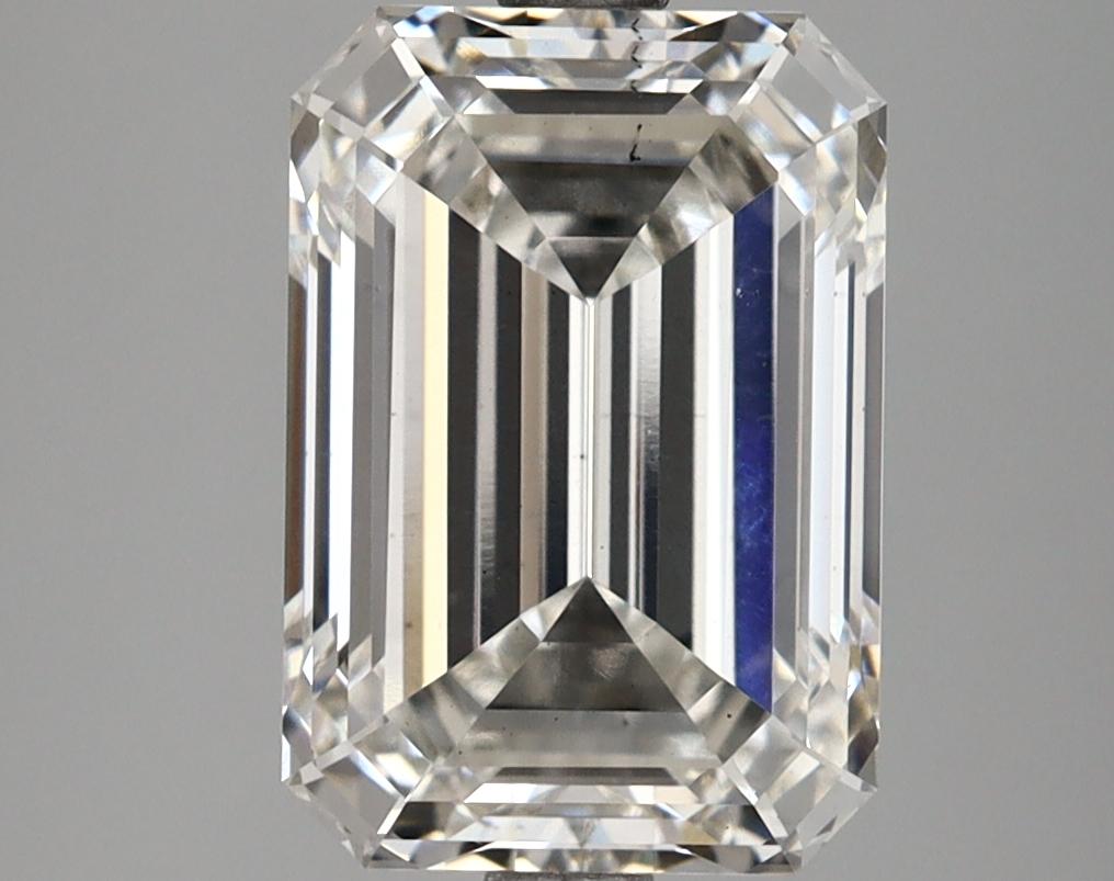 3.82 Carat Emerald Shaped Ideal Cut VS2 IGI Certified Lab Grown Diamond