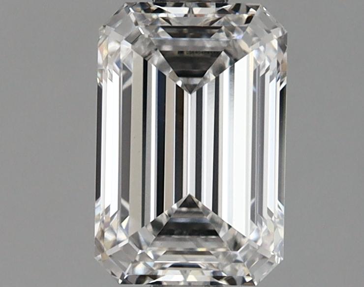 1.45 Carat Emerald Shaped Excellent Cut VS1 IGI Certified Lab Grown Diamond