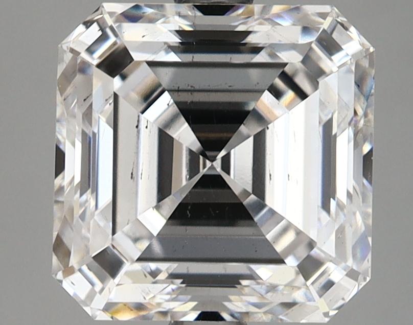 3.61 Carat Asscher Shaped Ideal Cut SI1 IGI Certified Lab Grown Diamond
