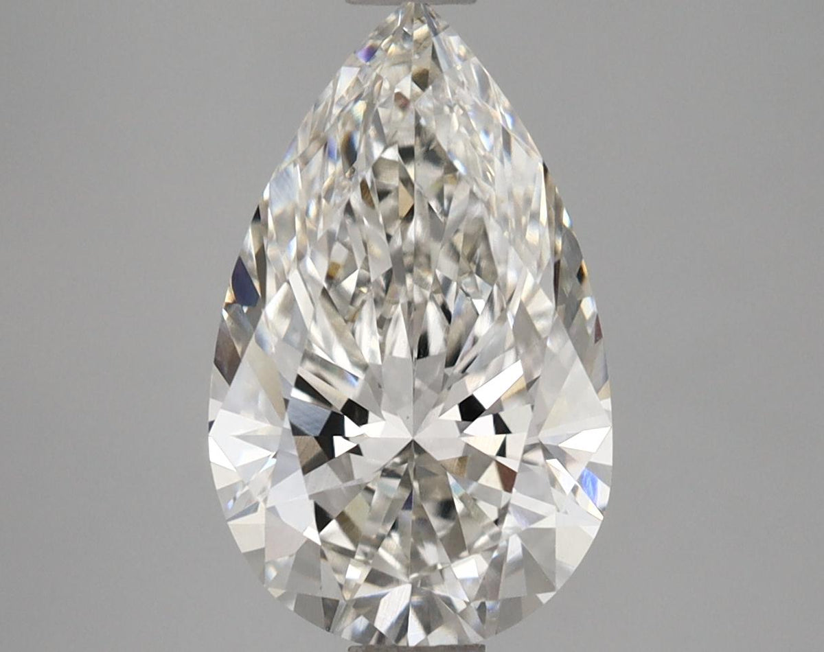 2.45 Carat Pear Shaped Ideal Cut VS1 IGI Certified Lab Grown Diamond
