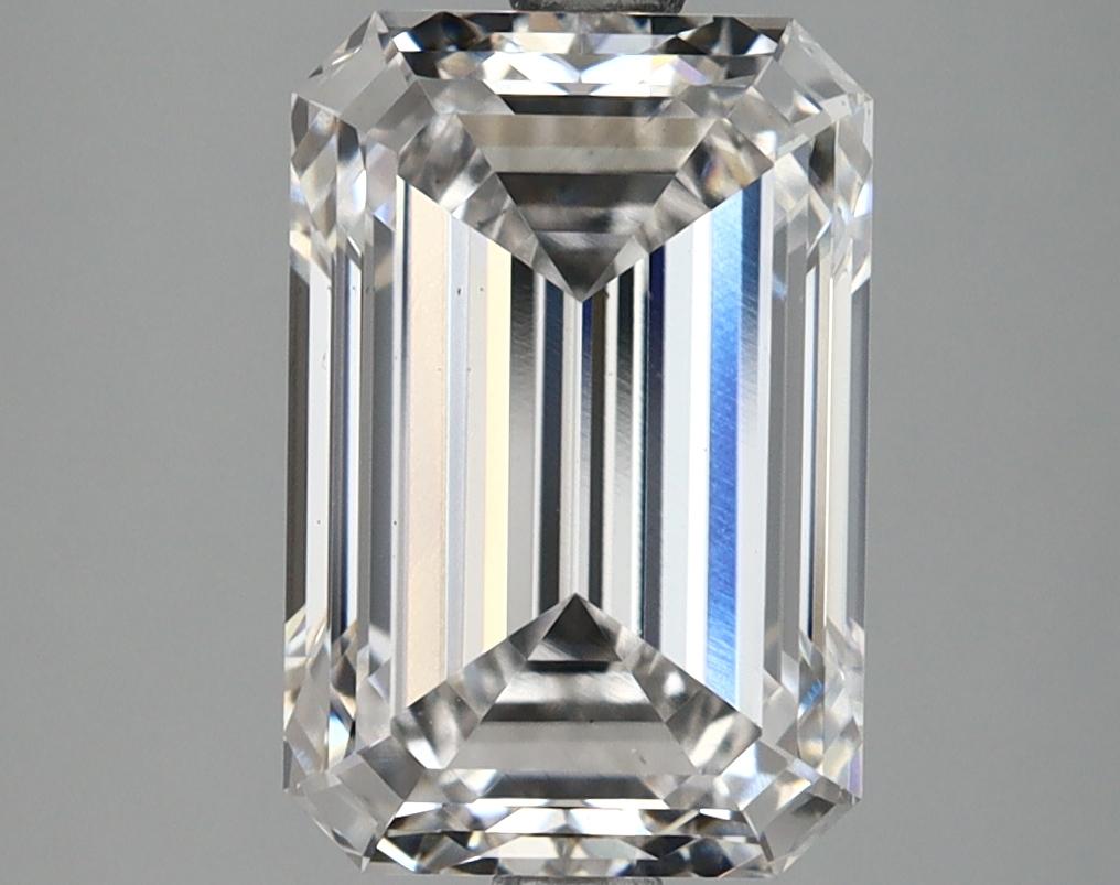 3.73 Carat Emerald Shaped Excellent Cut VS2 IGI Certified Lab Grown Diamond