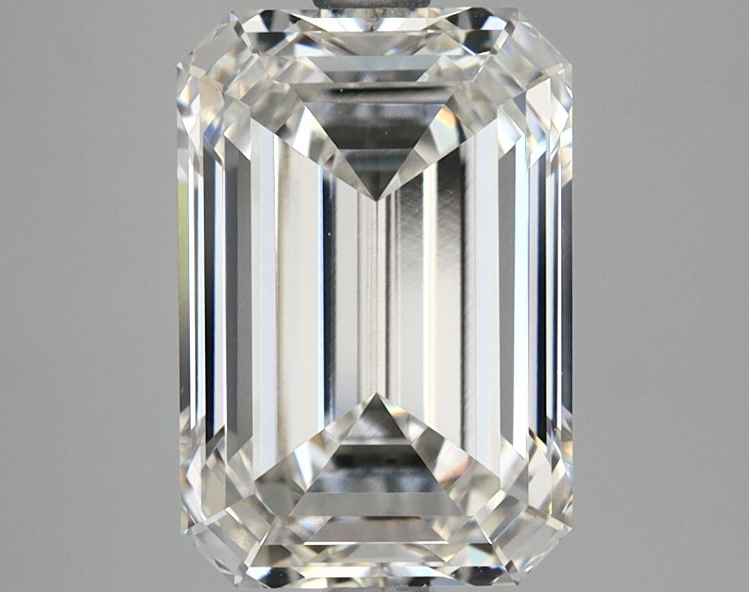 3.69 Carat Emerald Shaped Ideal Cut VVS2 IGI Certified Lab Grown Diamond