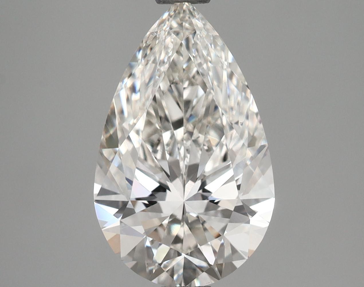 2.19 Carat Pear Shaped Ideal Cut VVS1 IGI Certified Lab Grown Diamond