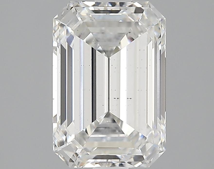 2.02 Carat Emerald Shaped Ideal Cut SI1 GIA Certified Lab Grown Diamond