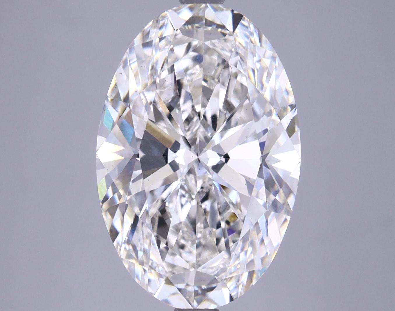 5.38 Carat Oval Shaped Excellent Cut VS2 GIA Certified Lab Grown Diamond