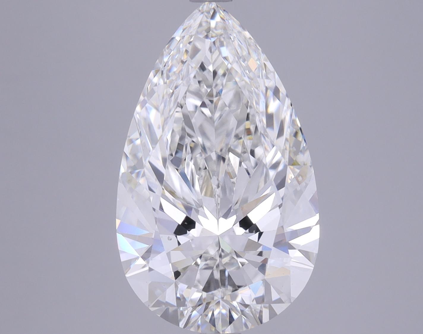 4.88 Carat Pear Shaped Very Good Cut VS2 GIA Certified Lab Grown Diamond