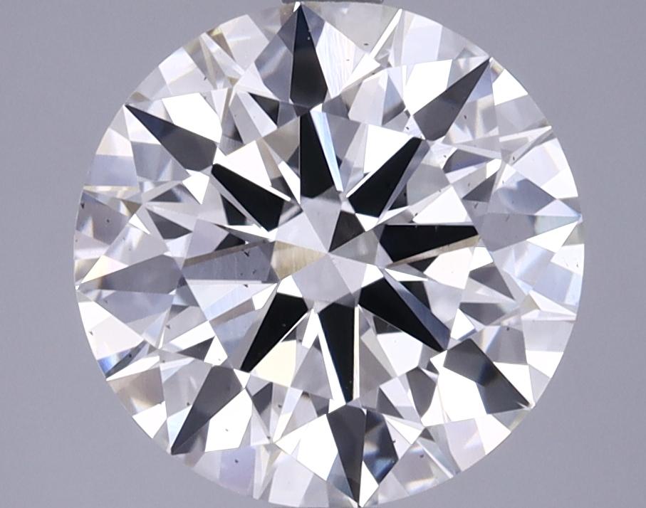3.41 Carat Round Shaped Excellent Cut SI1 GIA Certified Lab Grown Diamond