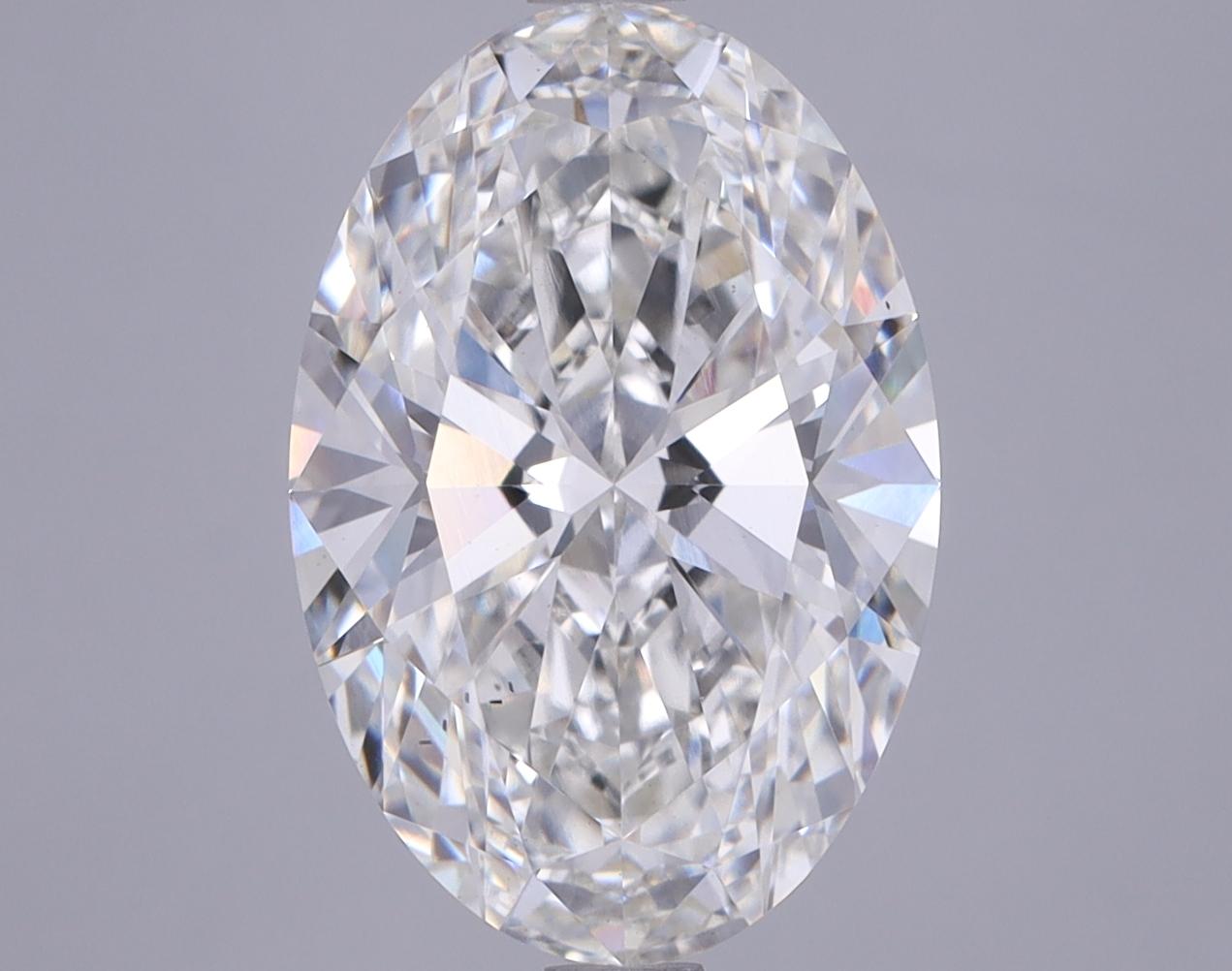 4.37 Carat Oval Shaped Excellent Cut VS2 GIA Certified Lab Grown Diamond