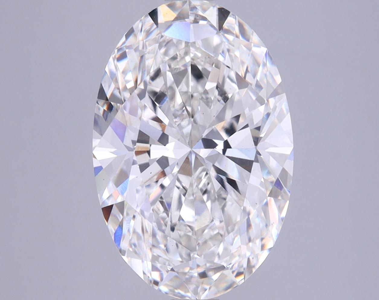 4.66 Carat Oval Shaped Excellent Cut VS2 GIA Certified Lab Grown Diamond