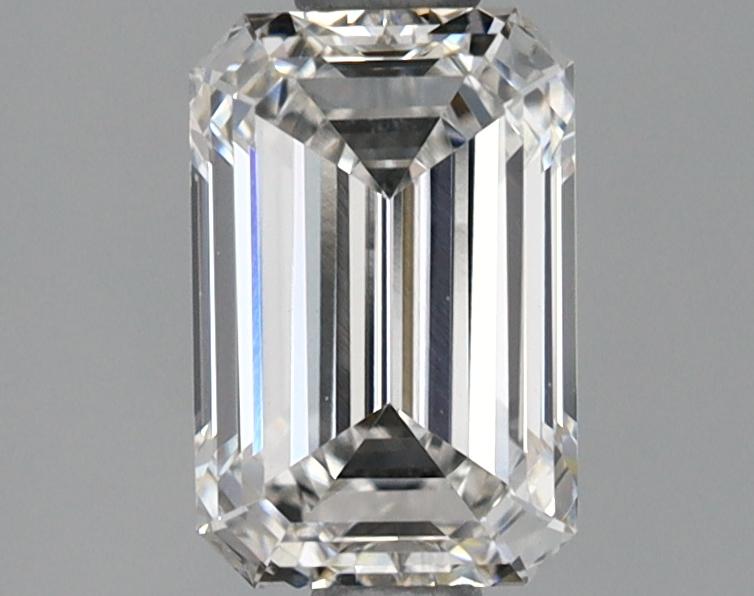 1.09 Carat Emerald Shaped Excellent Cut VVS2 IGI Certified Lab Grown Diamond