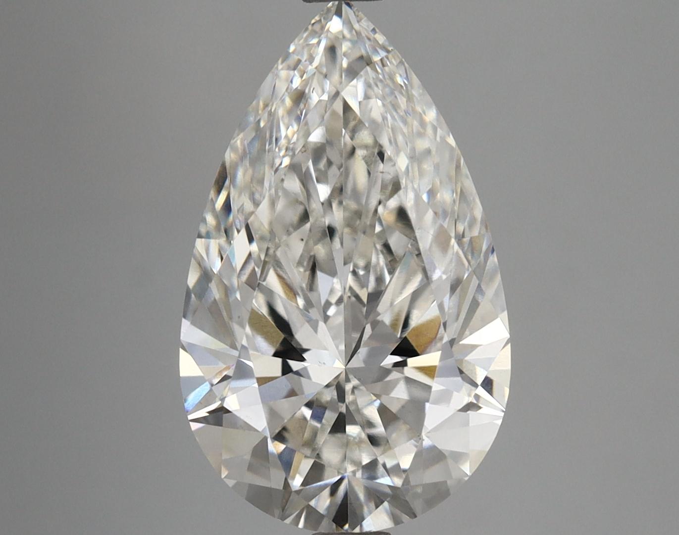4.51 Carat Pear Shaped Ideal Cut VS1 IGI Certified Lab Grown Diamond