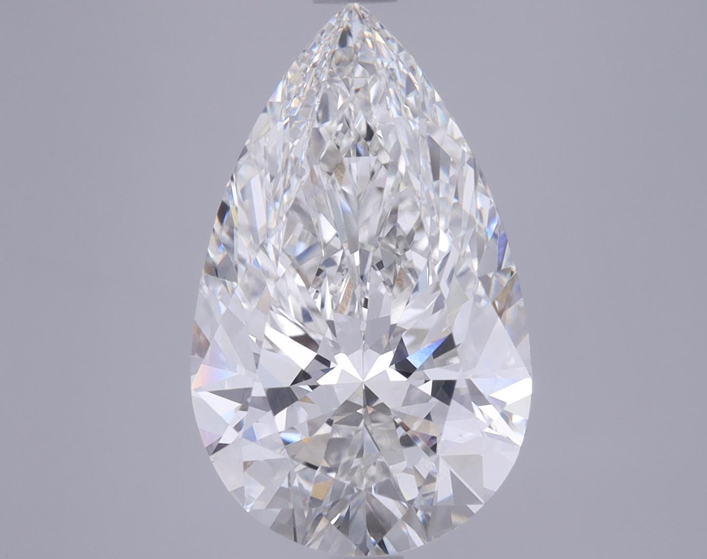 5.1 Carat Pear Shaped Ideal Cut VS1 GIA Certified Lab Grown Diamond