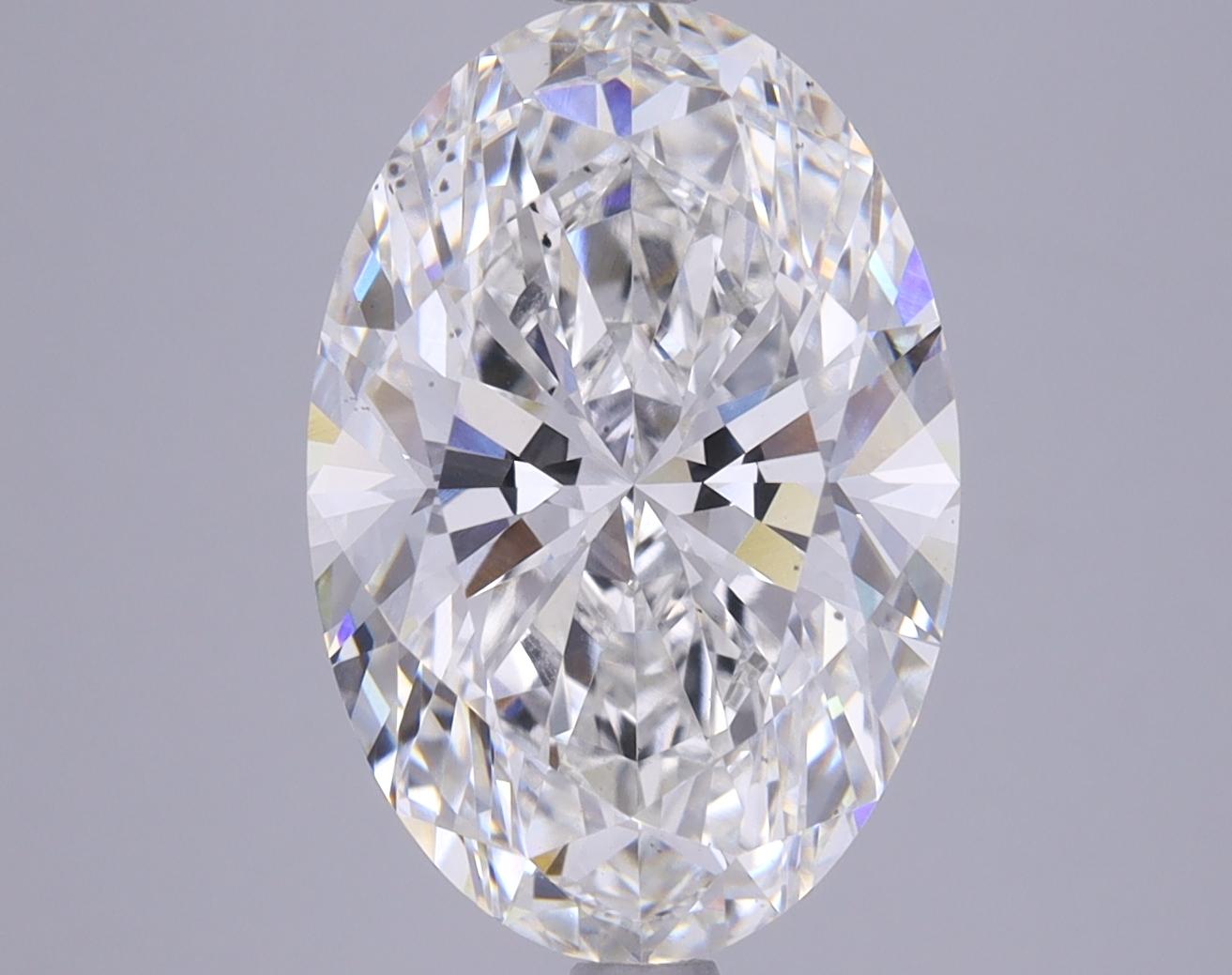 5.17 Carat Oval Shaped Ideal Cut VS2 GIA Certified Lab Grown Diamond