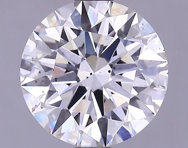 2.13 Carat Round Shaped Excellent Cut SI1 GIA Certified Lab Grown Diamond
