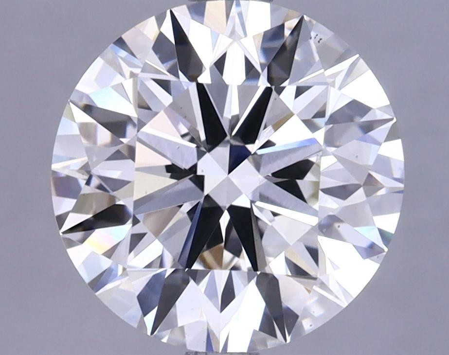 3.66 Carat Round Shaped Excellent Cut VS2 GIA Certified Lab Grown Diamond