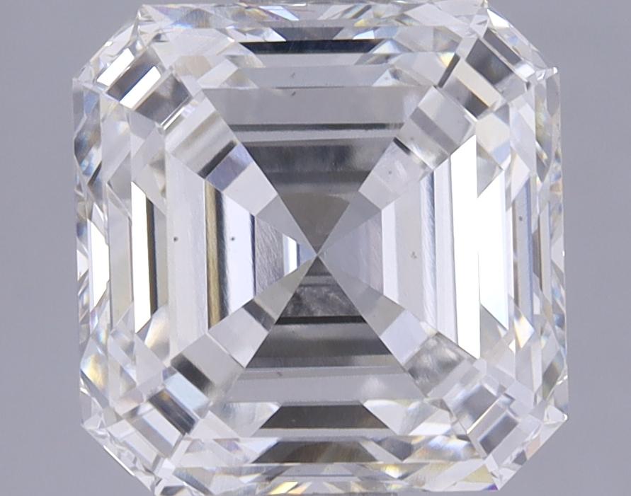 2.56 Carat Asscher Shaped Ideal Cut VS2 GIA Certified Lab Grown Diamond