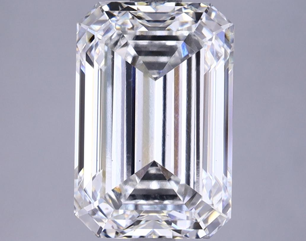 3.88 Carat Emerald Shaped Very Good Cut VS2 GIA Certified Lab Grown Diamond