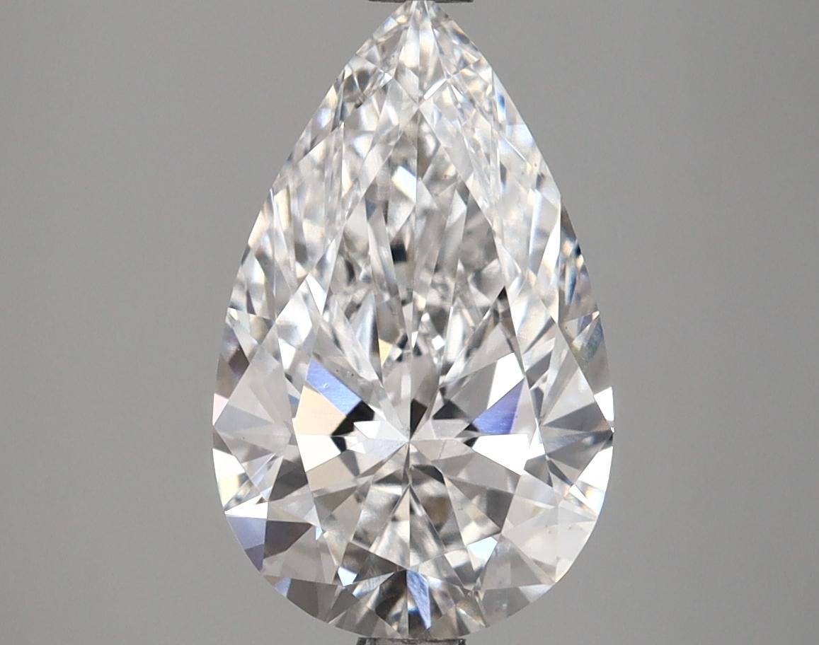 2.55 Carat Pear Shaped Ideal Cut VS1 IGI Certified Lab Grown Diamond
